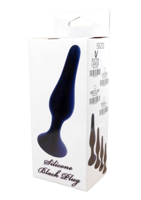Plug-Silicone Plug Black - Small B - Series HeavyFun