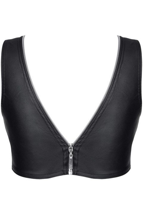 Bielizna - BRELISABETTA001 top czarny rozmiar XL Demoniq