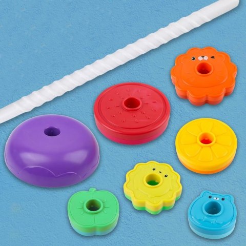 WOOPIE BABY Edukacyjna Piramidka Zakręcona Wieża Zwierzątka Woopie WOOPIE BABY Edukacyjna Piramidka Zakręcona Wieża Zwierzątka Woopie