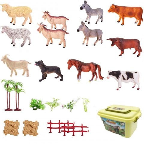 WOOPIE Zestaw Figurki Farma + Kuferek 57 el. Woopie WOOPIE Zestaw Figurki Farma + Kuferek 57 el. Woopie