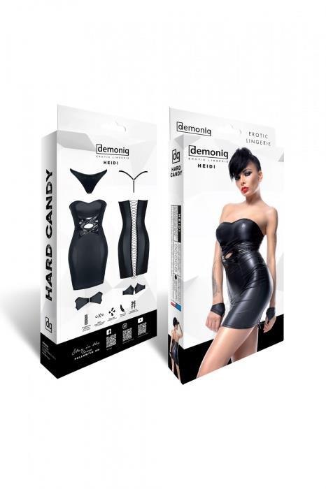 Bielizna-Heidi Black L Demoniq