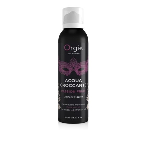 Acqua Croccante Crunchy Mousse Passion Fruit 150 ml Orgie Acqua Croccante Crunchy Mousse Passion Fruit 150 ml Orgie