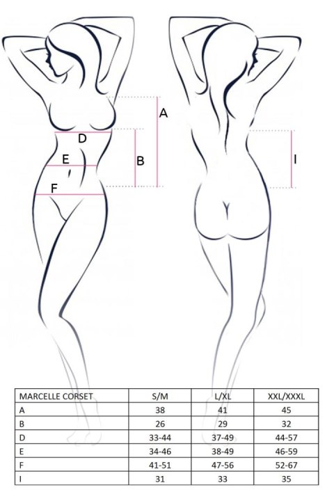 Bielizna-MARCELLE CORSET black L/XL - Casmir Casmir Bielizna-MARCELLE CORSET black L/XL - Casmir Casmir