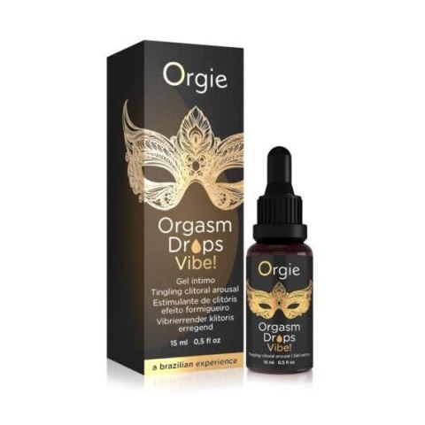 ORGIE Orgasm Drops Vibe Peach Flavor 15 ml Orgie ORGIE Orgasm Drops Vibe Peach Flavor 15 ml Orgie
