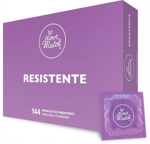 Prezerwatywy-Love Match Resistante - 144 pack Love Match Prezerwatywy-Love Match Resistante - 144 pack Love Match