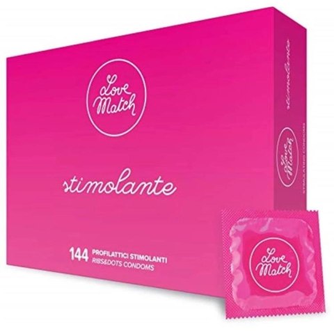 Prezerwatywy-Love Match Stimolante - 144 pack Love Match Prezerwatywy-Love Match Stimolante - 144 pack Love Match