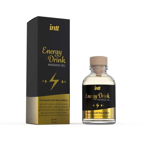 Żel-MASSAGE GEL ENERGY DRINK 30 ml Intt Żel-MASSAGE GEL ENERGY DRINK 30 ml Intt