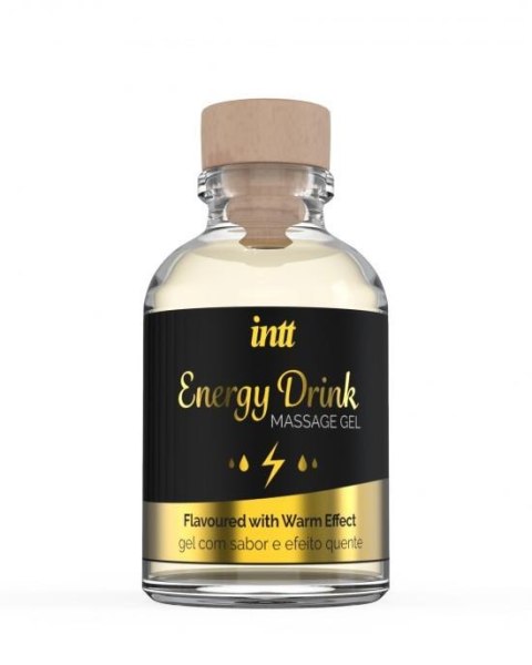Żel-MASSAGE GEL ENERGY DRINK 30 ml Intt Żel-MASSAGE GEL ENERGY DRINK 30 ml Intt