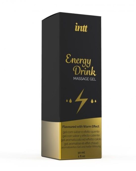 Żel-MASSAGE GEL ENERGY DRINK 30 ml Intt Żel-MASSAGE GEL ENERGY DRINK 30 ml Intt