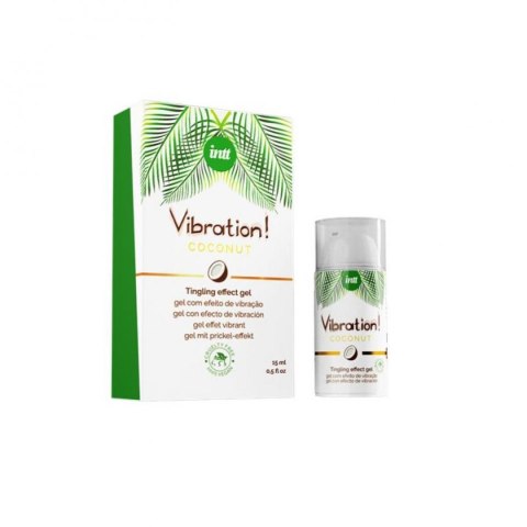 Żel-Vibration Coconut Oil Vegan 15ml Intt Żel-Vibration Coconut Oil Vegan 15ml Intt