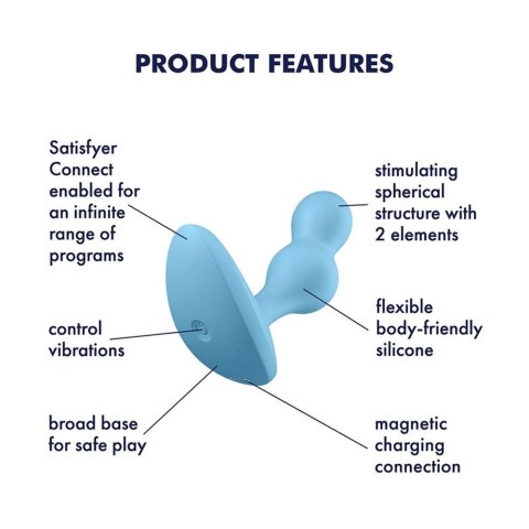 Plug-Vibrator Depp Diver Connect App (Light Blue) Satisfyer Plug-Vibrator Depp Diver Connect App (Light Blue) Satisfyer