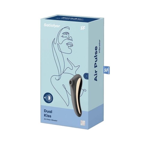 Stymulator-Dual Kiss (Black) Satisfyer Stymulator-Dual Kiss (Black) Satisfyer