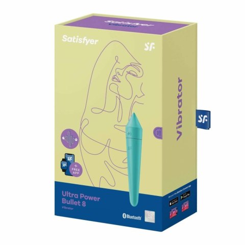 Stymulator-Ultra Power Bullet 8 (Turquoise) Satisfyer Stymulator-Ultra Power Bullet 8 (Turquoise) Satisfyer