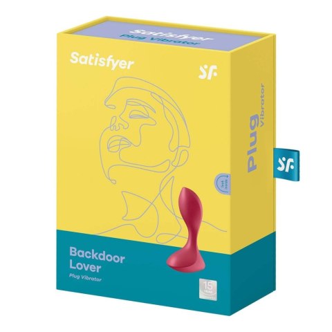 Wibrator - Backdoor Lover (Red) Satisfyer Wibrator - Backdoor Lover (Red) Satisfyer