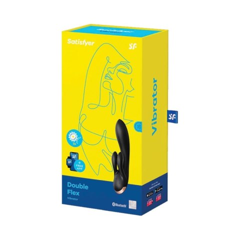 Wibrator-Double Flex Connect App (Black) Satisfyer Wibrator-Double Flex Connect App (Black) Satisfyer