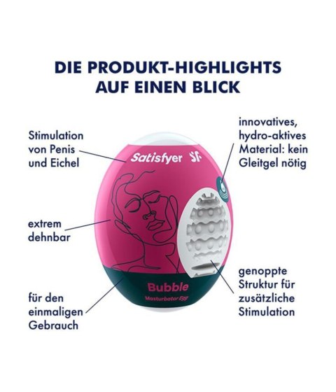 Masturbator Egg Single (Bubble) Satisfyer Masturbator Egg Single (Bubble) Satisfyer