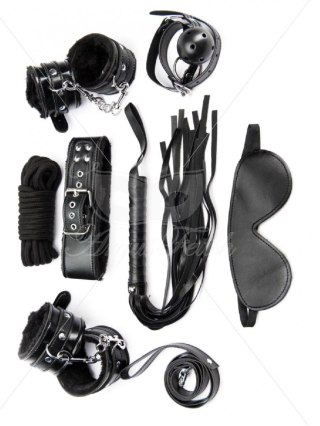 7 Pieces Black Bondage Set Argus