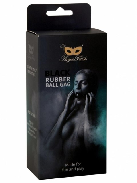 Black Ruby Ball Gag Argus Black Ruby Ball Gag Argus