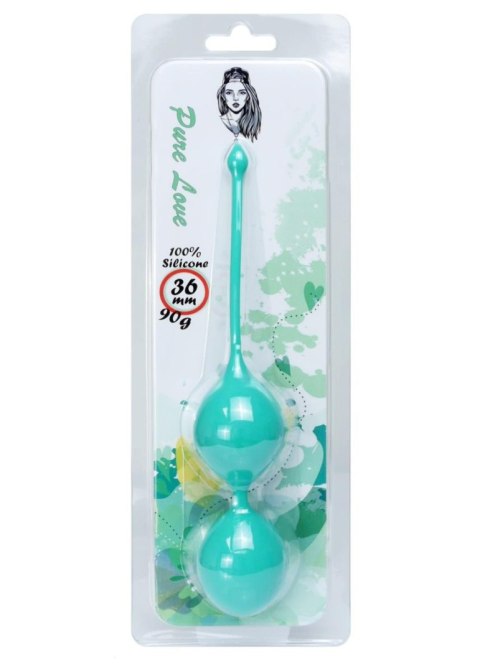 Silicone Kegel Balls 36mm 90g Green - B - Series B - Series Femme Silicone Kegel Balls 36mm 90g Green - B - Series B - Series Femme