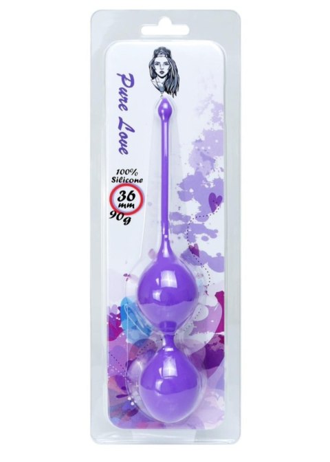 Silicone Kegel Balls 36mm 90g Purple - B - Series B - Series Femme Silicone Kegel Balls 36mm 90g Purple - B - Series B - Series Femme