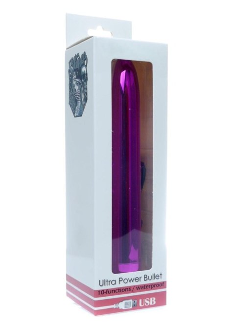 Ultra Power Bullet USB 10 functions Glossy Pink B - Series Vision