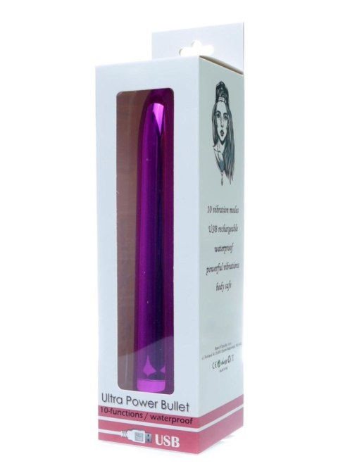 Ultra Power Bullet USB 10 functions Glossy Pink B - Series Vision