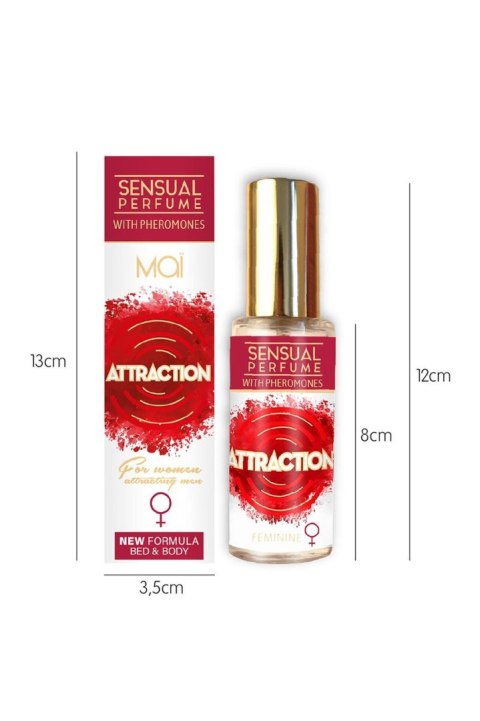FEMININE PERFUME BED & BODY MAI ATTRACTION 30ML Attraction FEMININE PERFUME BED & BODY MAI ATTRACTION 30ML Attraction