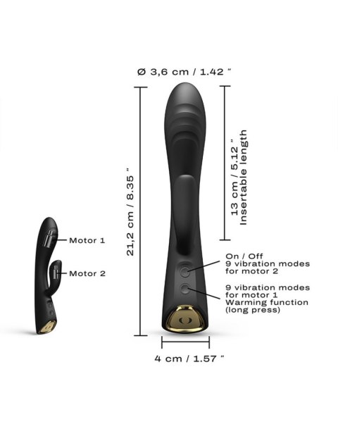 FLEXI RABBIT BLACK Dorcel FLEXI RABBIT BLACK Dorcel