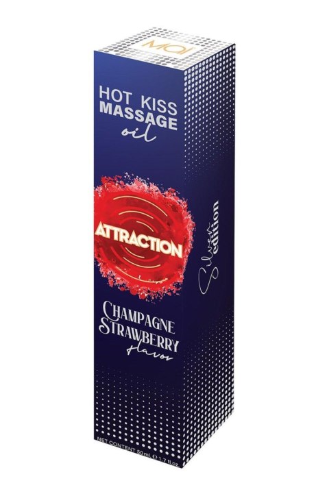 MASSAGE OIL ATTRACTION CHAMPAGNE STRAWBERRY 50 ML Attraction MASSAGE OIL ATTRACTION CHAMPAGNE STRAWBERRY 50 ML Attraction