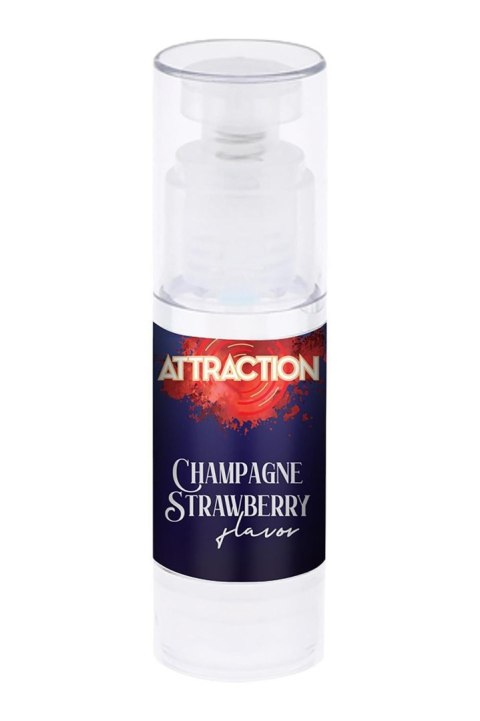 MASSAGE OIL ATTRACTION CHAMPAGNE STRAWBERRY 50 ML Attraction MASSAGE OIL ATTRACTION CHAMPAGNE STRAWBERRY 50 ML Attraction