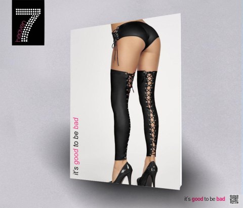 Bezstopkowe pończochy Casma Black L/XL 7HEAVEN Bezstopkowe pończochy Casma Black L/XL 7HEAVEN