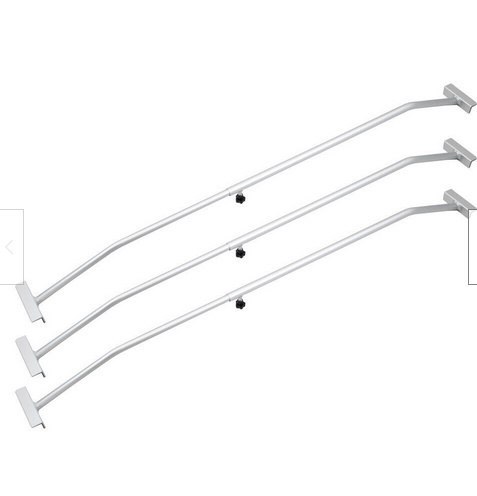 BITUXX 3X ALUMINIOWY WSPORNIK PLANDEKOWY DO PRZYCZEPY SAMOCHODOWEJ Z PŁASKĄ PLANDEKĄ 140-210CM BITUXX