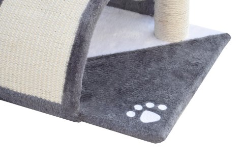 DRAPAK DLA KOTA LEGOWISKO+BUDKA BIAŁO-SIWY 43CM ANIMEL