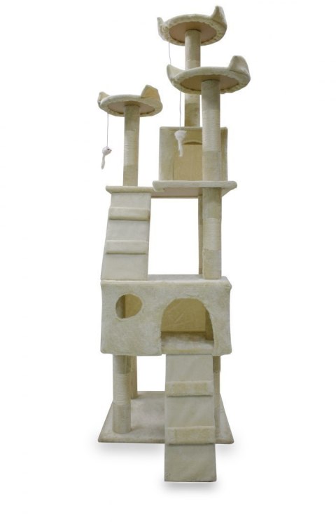 DRAPAK DRZEWKO LEGOWISKO WIEŻA DLA KOTA 170CM BEŻOWY ANIMEL DRAPAK DRZEWKO LEGOWISKO WIEŻA DLA KOTA 170CM BEŻOWY ANIMEL