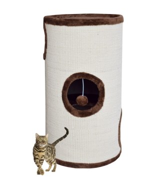 DRAPAK/TUBA/ WIEŻA/ LEGOWISKO DLA KOTA 70CM BRĄZ ANIMEL