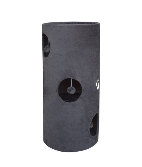 DRAPAK/TUBA/ WIEŻA/ LEGOWISKO DLA KOTA 78CM SIWY ANIMEL