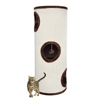 DRAPAK/TUBA/ WIEŻA/LEGOWISKO DLA KOTA 100CM BRĄZ ANIMEL