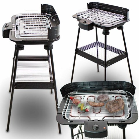 ELEKTRYCZNY GRILL NA TARAS BALKON OGRÓD STOJAK BITUXX