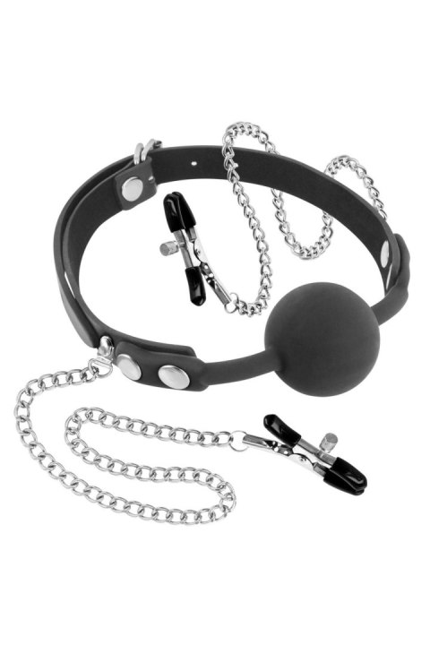 GAG NIPPLE CLIPS BLACK Fetish Tentation GAG NIPPLE CLIPS BLACK Fetish Tentation