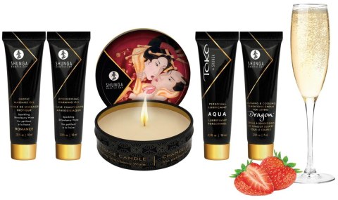 Geisha's Secret Kit Strawberry Sparkling Wine Shunga Geisha's Secret Kit Strawberry Sparkling Wine Shunga