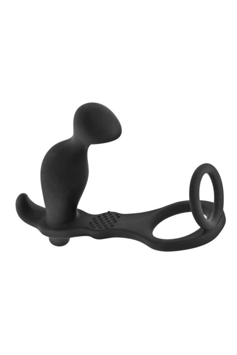 PROSTATE STIMULATOR COCKRING PLUG AP070 BLACK Blue Junker PROSTATE STIMULATOR COCKRING PLUG AP070 BLACK Blue Junker