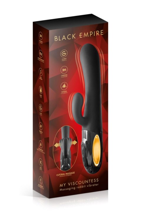 RABBIT MY VISCOUNTESS BLACK EMPIRE VIBRATOR Black Empire RABBIT MY VISCOUNTESS BLACK EMPIRE VIBRATOR Black Empire