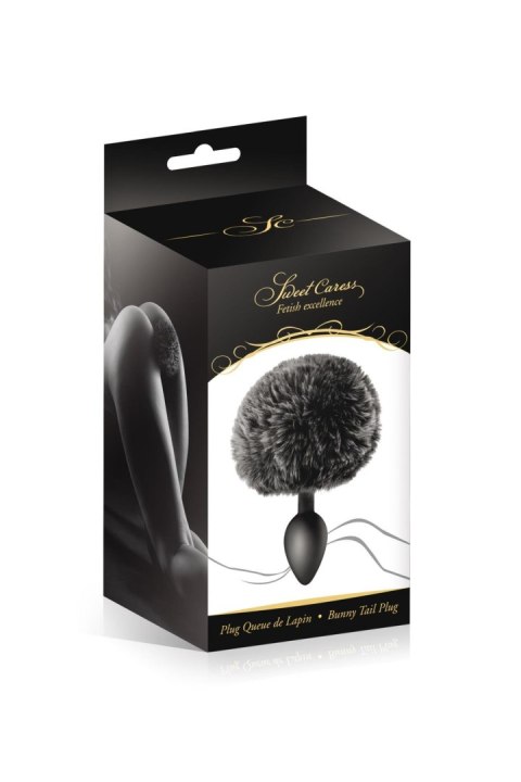 BLACK POMPOM ANAL PLUG Sweet Caress BLACK POMPOM ANAL PLUG Sweet Caress
