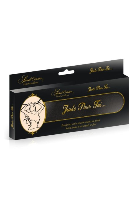 BLACK WRIST ANKLE HEADBAND (Size: TU) Sweet Caress BLACK WRIST ANKLE HEADBAND (Size: TU) Sweet Caress
