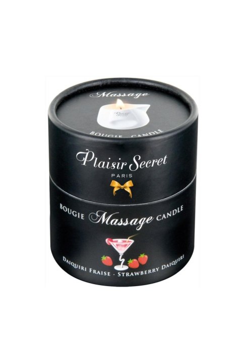 BOUGIE MASSAGE 80ML DAIKIRI FRAISE Plaisir Secret BOUGIE MASSAGE 80ML DAIKIRI FRAISE Plaisir Secret