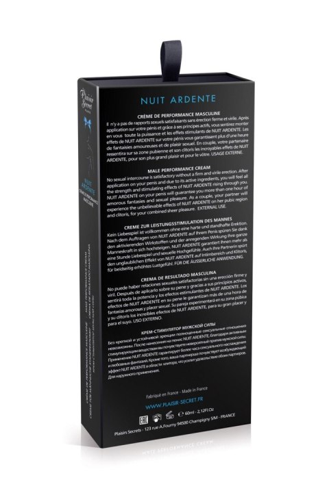 CREME NUIT ARDENTE 60ML Secret Pleasure CREME NUIT ARDENTE 60ML Secret Pleasure