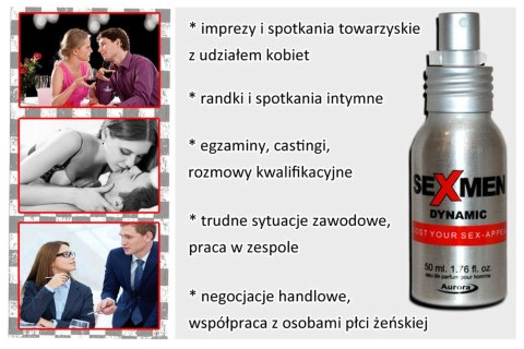 Feromony-Sexmen Dynamic 50 ml for men Aurora Feromony-Sexmen Dynamic 50 ml for men Aurora