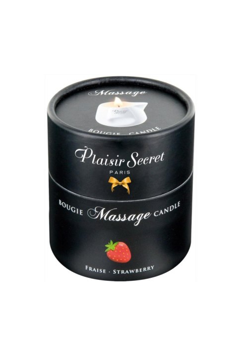 STRAWBERRY MASSAGE CANDLE 80ML Plaisir Secret STRAWBERRY MASSAGE CANDLE 80ML Plaisir Secret