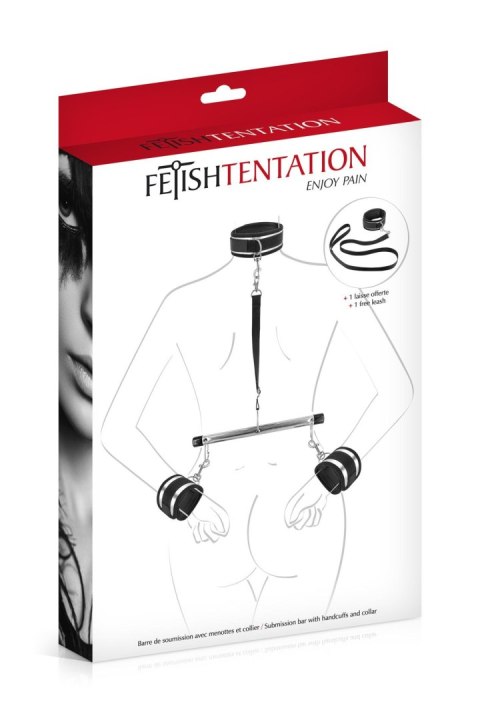 SUBMISSION HANDCUFFS AND COLLAR Fetish Tentation SUBMISSION HANDCUFFS AND COLLAR Fetish Tentation