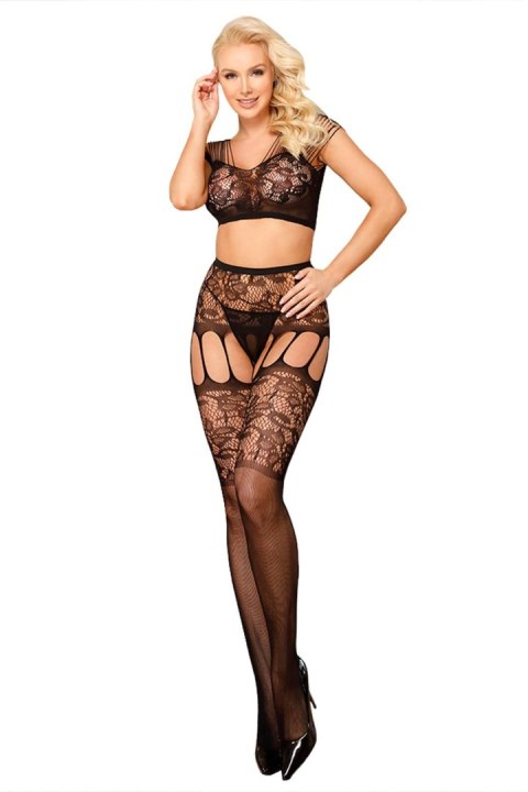 TOP+COLLANT RESILLE T01 NOIR T.U ROUGIR DE DESIR TOP+COLLANT RESILLE T01 NOIR T.U ROUGIR DE DESIR